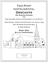 Two-Part Easter Descants - Part One in B-flat P.O.D. cover